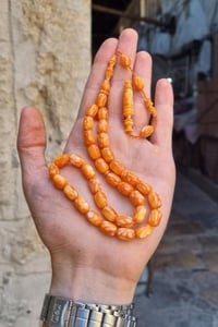 Mandarin Yeni Galalith (Galanit) Tesbih Usta İşçiliği
