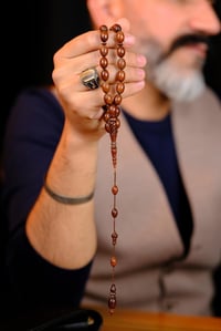 Master Mücahit Şener Otantik Oyma Serisi Beyzi Kesim Yı-Lan Ağacı Tesbih