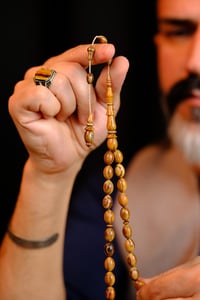 Master Mücahit Şener Otantik Oyma Serisi Beyzi Kesim Öd(Ud) AğacıTesbih