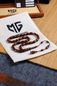 Master Muhammet Gazyağcı Özel Oyma İmame Kapsül Model Yılan Ağacı Tesbih 