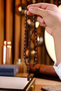 Master Muhammet Gazyağcı Özel Oyma İmame Kapsül Model Yılan Ağacı Tesbih 