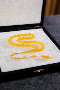 Master Sinan Bülbül Üst Düzey Koleksiyonluk Eski Osmanlı Sıkma Kehribar Tesbih (Antique Faturan Amber Beads فاتوران عنبر خرز عتيق)