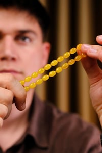 Master Sinan Bülbül Üst Düzey Koleksiyonluk Eski Osmanlı Sıkma Kehribar Tesbih (Antique Faturan Amber Beads فاتوران عنبر خرز عتيق)