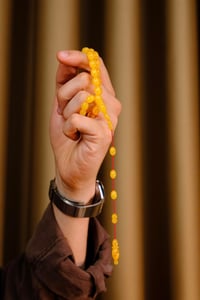 Master Sinan Bülbül Üst Düzey Koleksiyonluk Eski Osmanlı Sıkma Kehribar Tesbih (Antique Faturan Amber Beads فاتوران عنبر خرز عتيق)