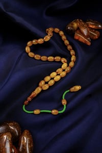 Master Veyis Uygur Üst Düzey Koleksiyonluk Eski Osmanlı Sıkma Kehribar Tesbih (Antique Faturan Amber Beads فاتوران عنبر خرز عتيق)