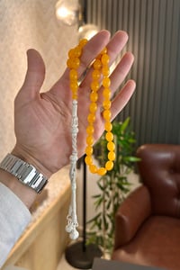 Multi Color Alman Ateş Gümüş Kazazlı Tasarım Tesbih