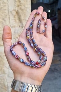 Multi Color Yeni Galalith (Galanit) Tesbih Usta İşçiliği