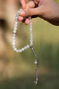 Necef Taşı Gümüş Tasarım Tesbih