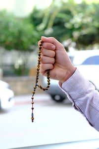 Orjinal Doğal Kap-lan Gözü Tesbih