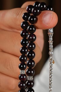 Orjinal Granat (lal) Taşı Gümüş Tasarım GRNT213