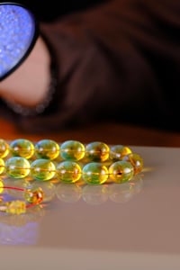 Özel Koleksiyonluk Sistemli Püskül Damla Kehribar Tesbih (Amber), (مسبحة قطرة كهريبار)