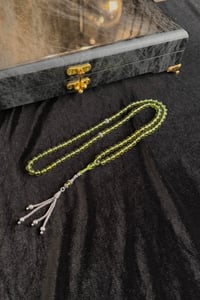 Özel Tasarım 99`luk Damla Kehribar Namaz Tesbihi Gümüş Püskül(Amber), (مسبحة قطرة كهريبار)