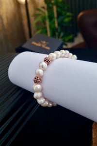 Pearl ( İnci )  Doğaltaş Bileklik 