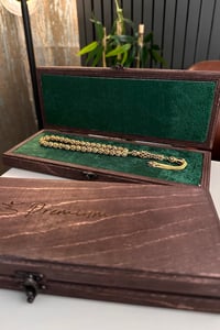 Premium El işçiliği Venge Ahşap Kutu