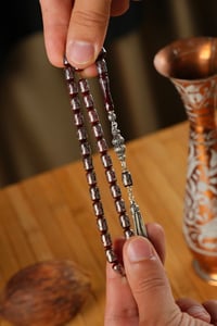 Premium Gümüş Tasarım Kapsül Model  Kuka Tesbih