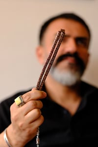 Premium Gümüş Tasarım Kuka Tesbih