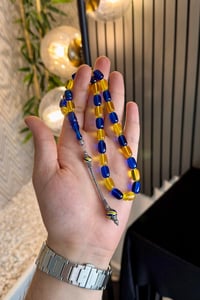 Premium Taraftar Serisi Fenerbahçe Gümüş Püskül Tesbih