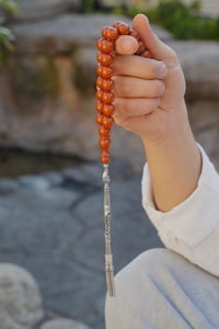 Şahin Ağa Serisi Mışmışi Sıkma Kehribar