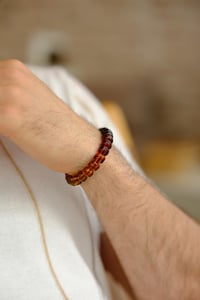 Süzme Renk Damla Kehribar Bileklik