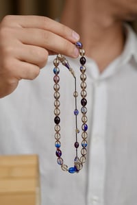 Üstad Muhammet Tacir Sistemli Tasarım Beyzi Model Multi Color Ateş-i Sıkma Tesbih 