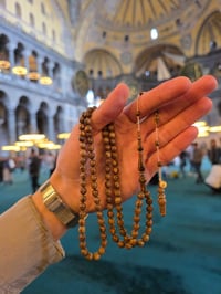Yusuf Cevher Usta El işçiliği koleksiyonluk Öd Ağacı 99'luk  Namaz Zikir Tesbihi