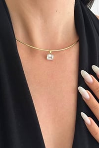 Baget Taşlı Choker Kolye