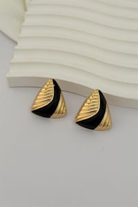 Black & Gold Küpe