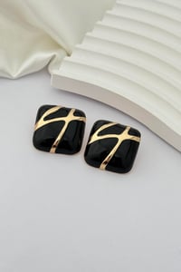 Black & Gold Küpe
