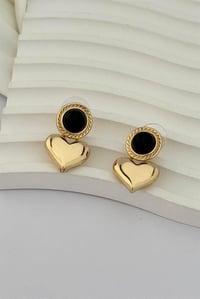 Black Heart Küpe