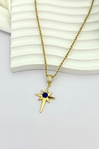 Blue Pole Star Kolye