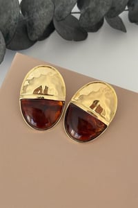Brown Terra Küpe