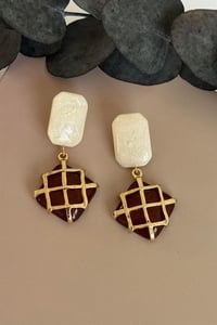 Cage Kahverengi Küpe