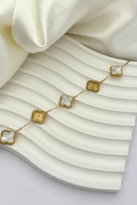 Cleef White&Gold Bileklik