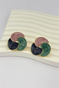 Colorful Flower Küpe