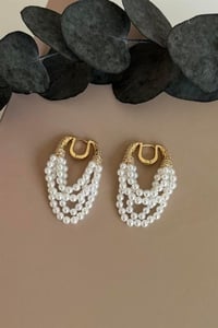 Crystal Pearl Drops Küpe