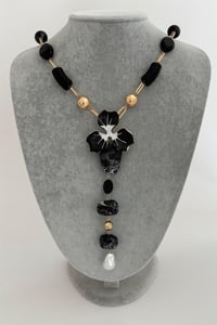 Florax Obsidian Kolye
