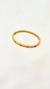 Gold Çelik Kelepçe Bileklik