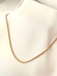 İnce Burgu Vip Seri Zincir Kolye 60 Cm