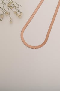 İtalyan Ezme Zincir Rose 45cm Kolye
