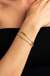 İtalyan Ve Dorika Gold Çelik Bileklik