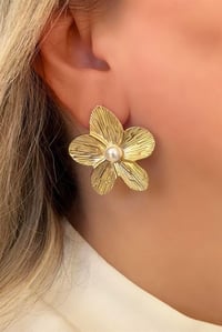 Pearl Flower Küpe