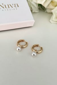 Pearl Hoop Küpe