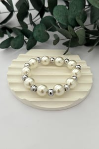 Pearl & Silver Bileklik