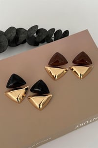 Prism Kahverengi Küpe