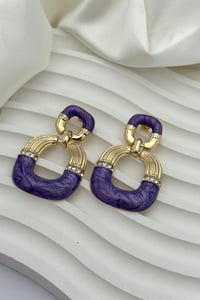 Purple Divine Küpe