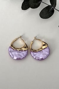Purple Küpe