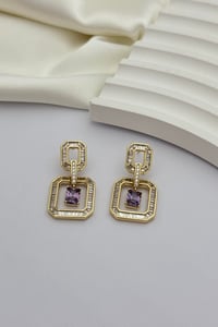 Purple Stone Vip Küpe