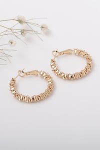 Shine Gold Küpe | Medium