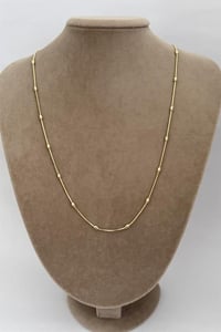 Silindir Top Detaylı Vip Seri Kolye 60 CM