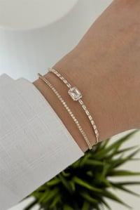 Taşlı Kelepçe Bileklik